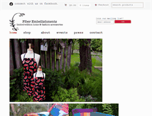 Tablet Screenshot of fiberembellishments.com